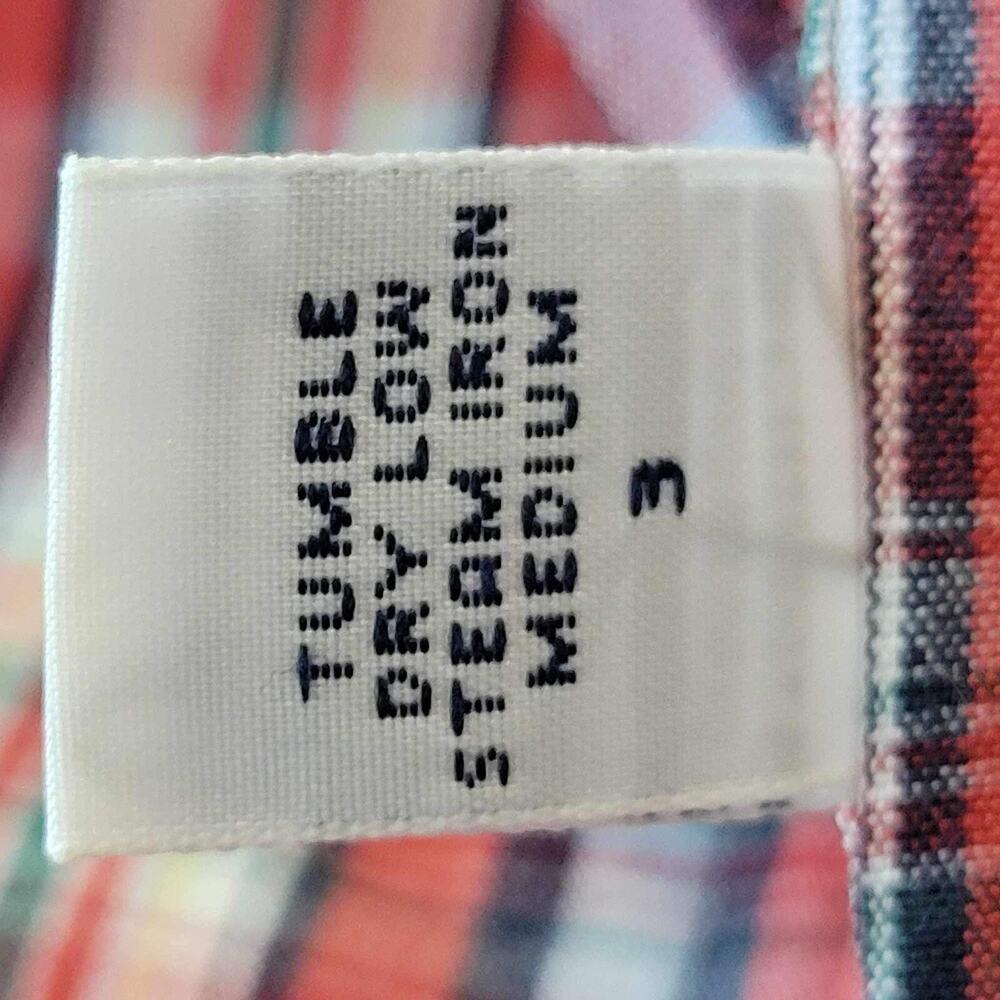 Polo Ralph Lauren Blake Shirt Men's Medium Red Christmas Plaid LS Button Up - Picture 10 of 11